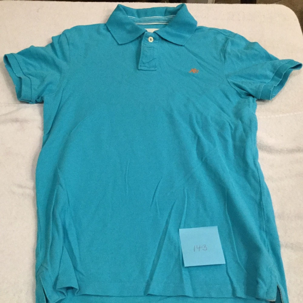 Aeropostale Turquoise Polo Shirt - Size Medium - Excellent Condition